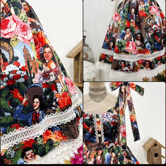 Floral Print Dress - Picture 3 of 5